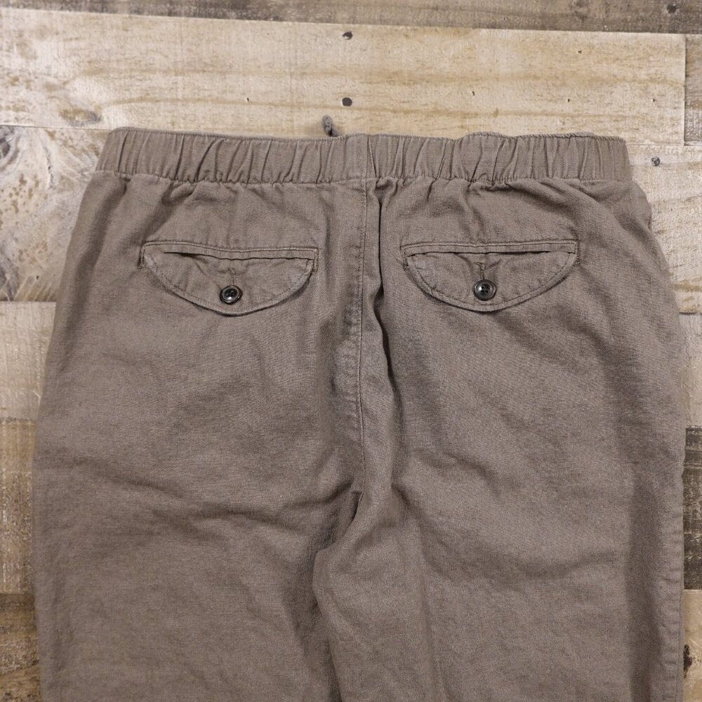 Urban Outfitters Your Neighbors Linen Blend Tapered Pants – Men's Medium Taupe‎ - Picture 10 of 11